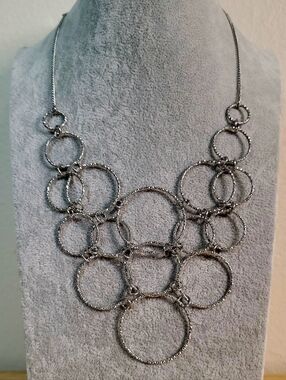 Timeless Circular Loop Bib Necklace